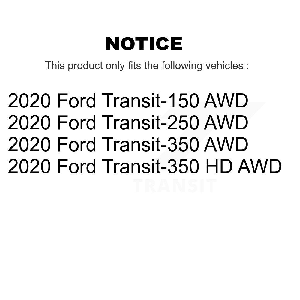 Kit de liaison de rotule inférieure de roulement avant, pour Ford Transit-250 Transit-150 HD AWD