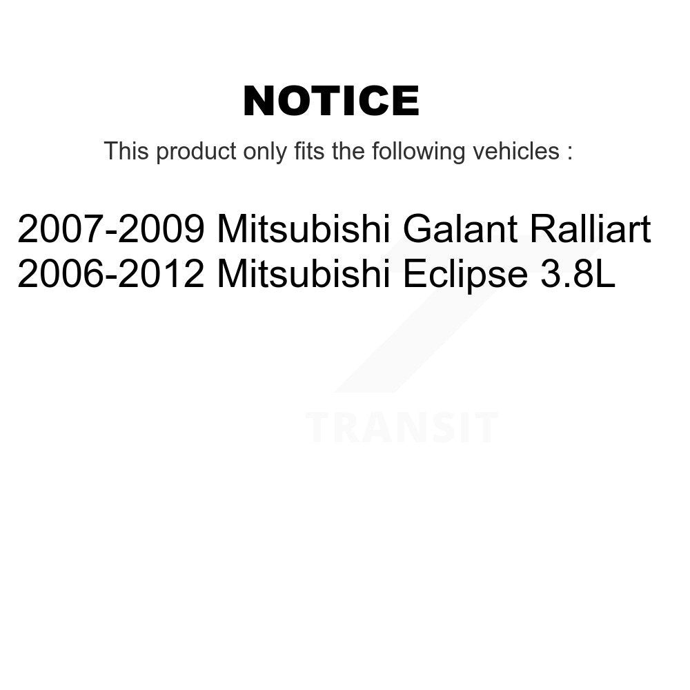 Kit de rotors de frein à disque avant et arrière pour Mitsubishi Eclipse Galant K8-101441