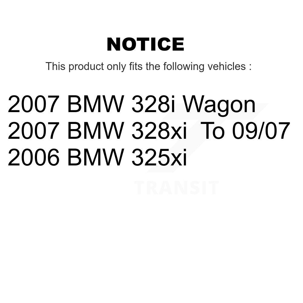 Kit de rotors de frein à disque avant et arrière, pour BMW 328i 328xi 325xi K8-101468