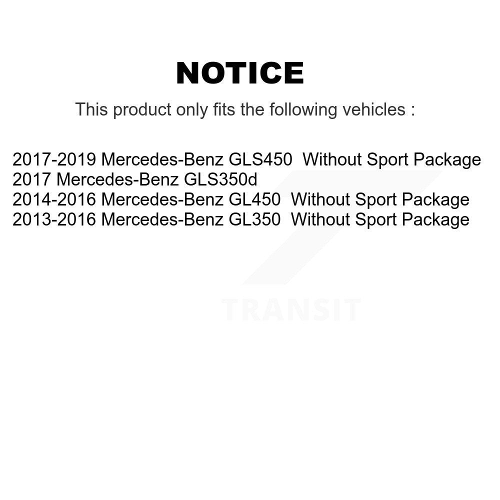 Kit de rotors de frein à disque avant et arrière, pour Mercedes-Benz GL350 GLS450 GL450 GLS350d