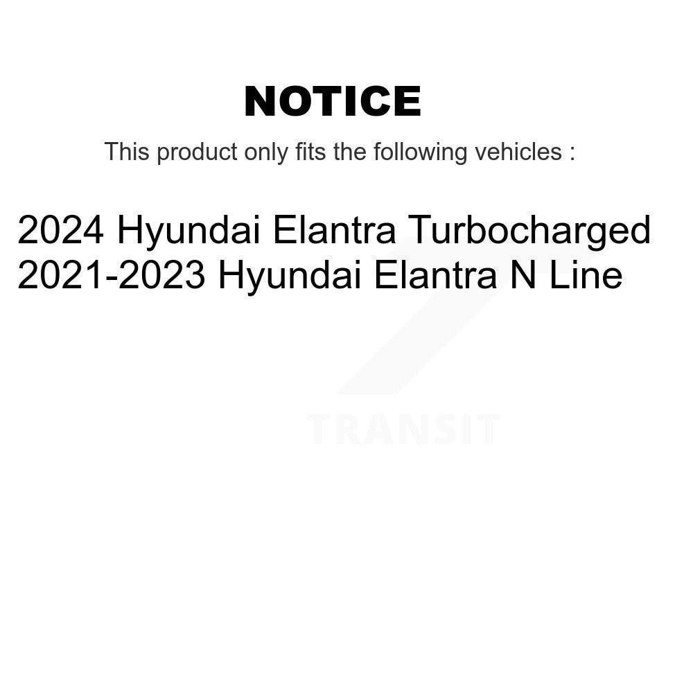 Kit de disques de frein à disque avant et arrière, pour Hyundai Elantra K8-102486