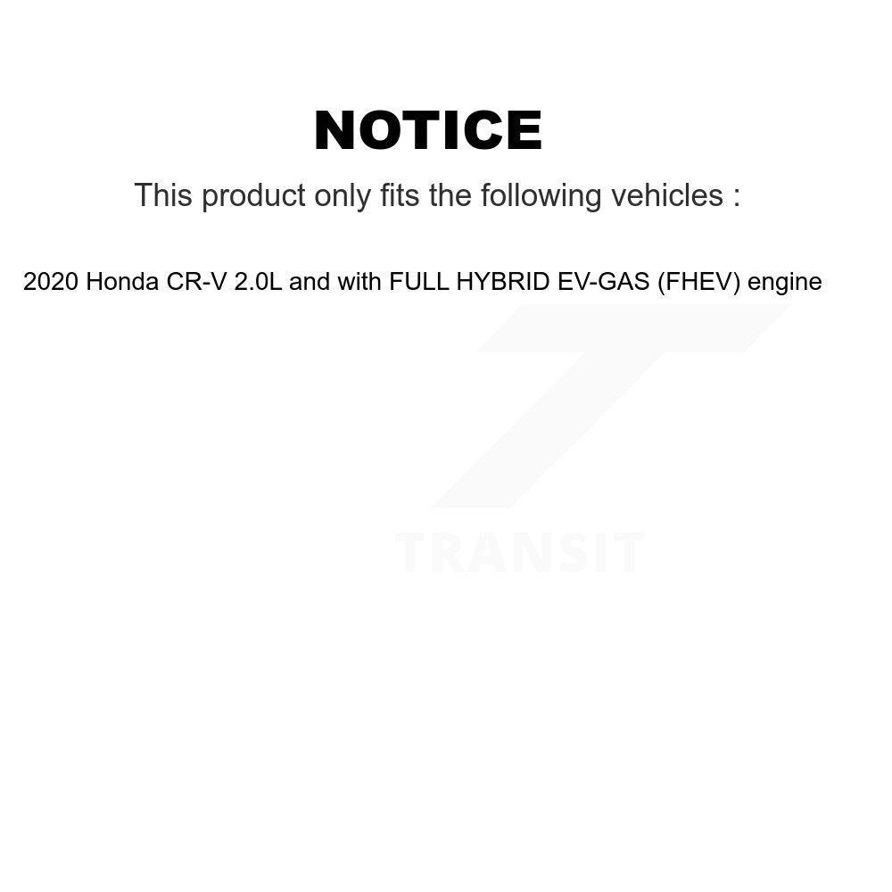 Kit de plaquettes en céramique et de disques de frein avant et arrière, pour Honda CR-V K8A-102318