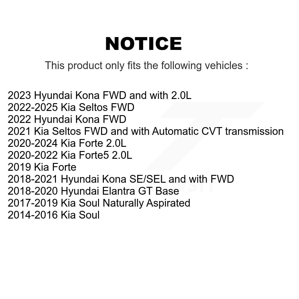 Kit de plaquettes de frein avant en céramique, pour Kia Hyundai Kona Forte Soul Seltos Elantr