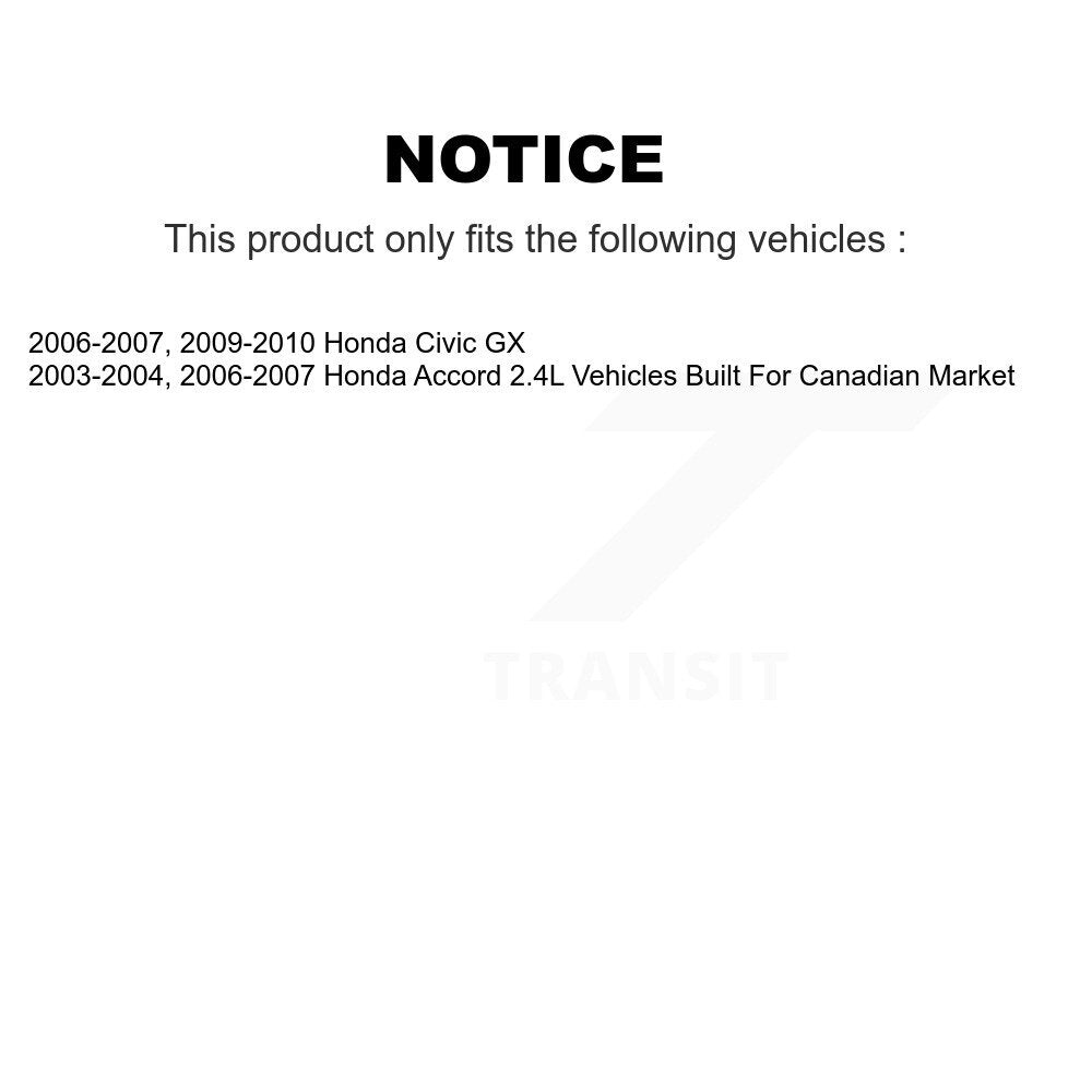 Rotors de frein à disque avant et arrière, plaquettes en céramique et Kit de batterie pour Honda Civic Accord