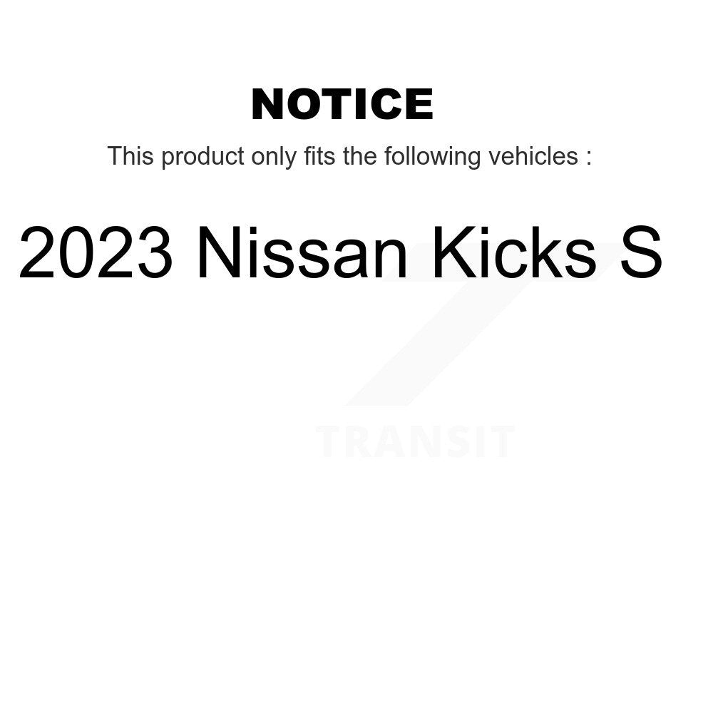 Kit de rotors de frein à disque avant et de plaquettes en céramique pour Nissan Sentra S SV SR 2024
