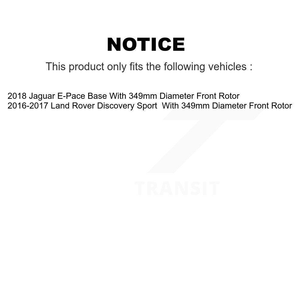 Kit de plaquettes semi-métalliques de Rotor de frein à disque avant et arrière, pour Land Rover Discovery Spor