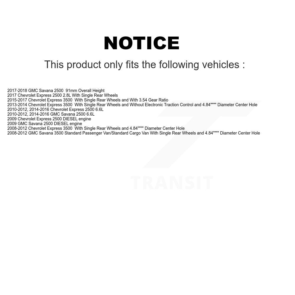 Kit de quincaillerie pour chaussures de stationnement, Rotors à disque arrière, plaquettes semi-métalliques, pour Chevrolet GM