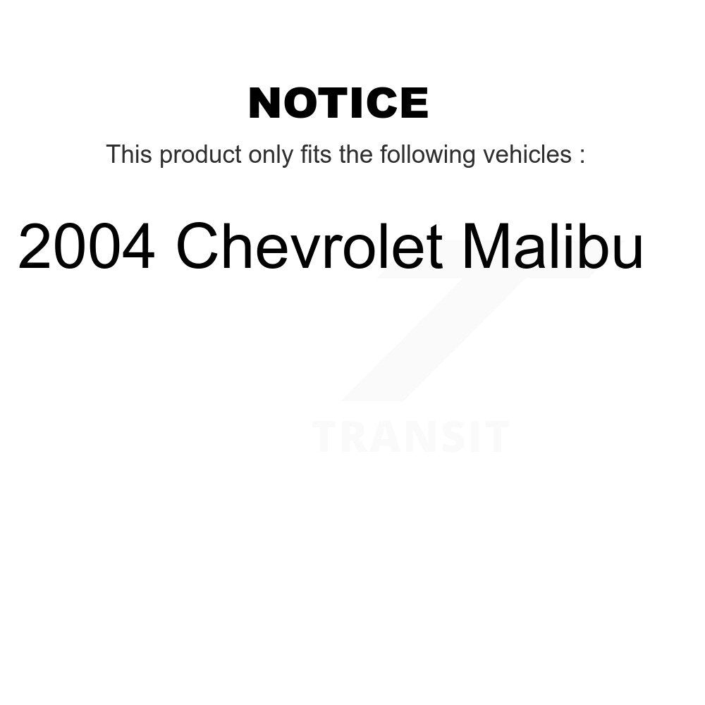 Kit de patins de tambour de frein arrière pour Chevrolet Malibu 2004 K8N-100061