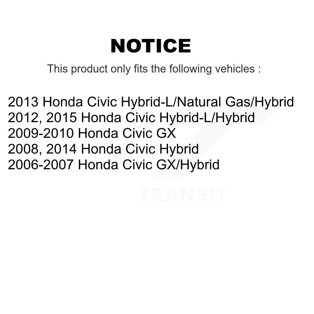 Kit de ressorts et cylindres de chaussures de tambour de frein arrière pour Honda Civic K8N-100242