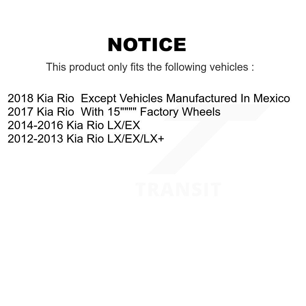 Kit de plaquettes de Rotor de frein à disque fendu percé avec roulement de roue avant pour Kia Ri