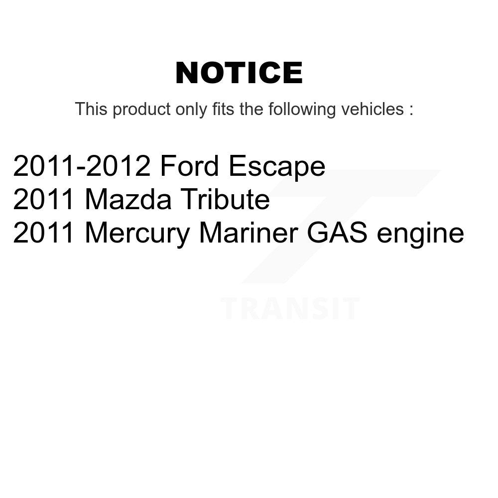 Kit d'étrier de frein avant gauche droite pour Ford Escape Mazda hommage Mercury Marine