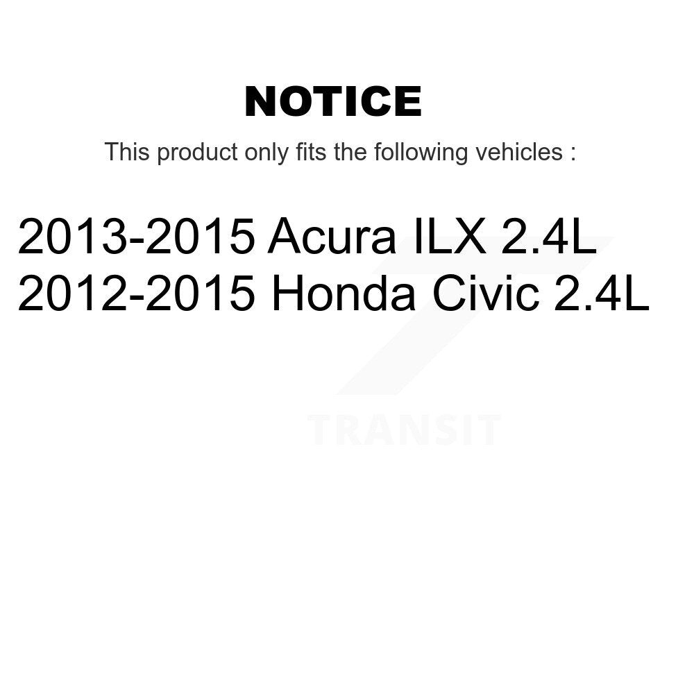Kit d'étrier de frein à disque avant gauche droit pour Honda Civic Acura ILX 2,4 l