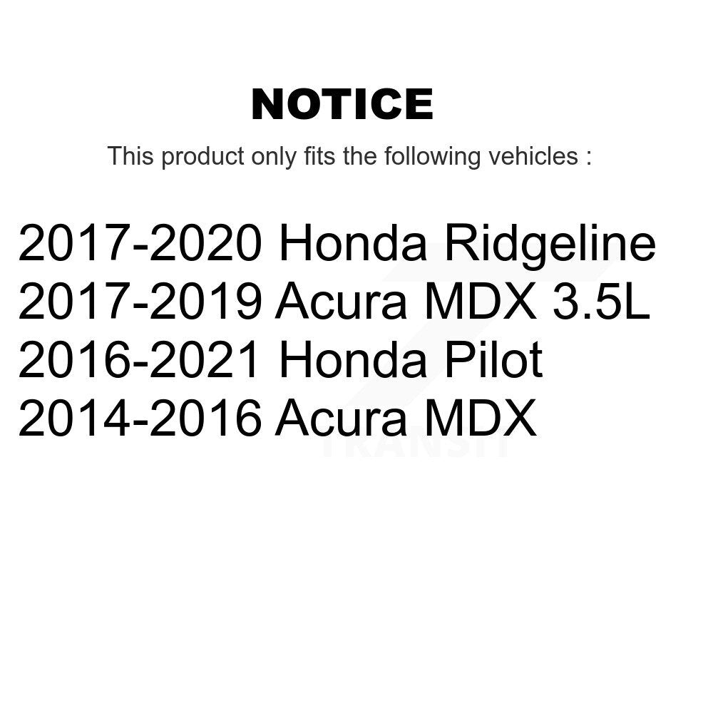 Étrier de frein à disque avant, Kit côté gauche droit pour Honda Pilot Acura MDX Ridgelin