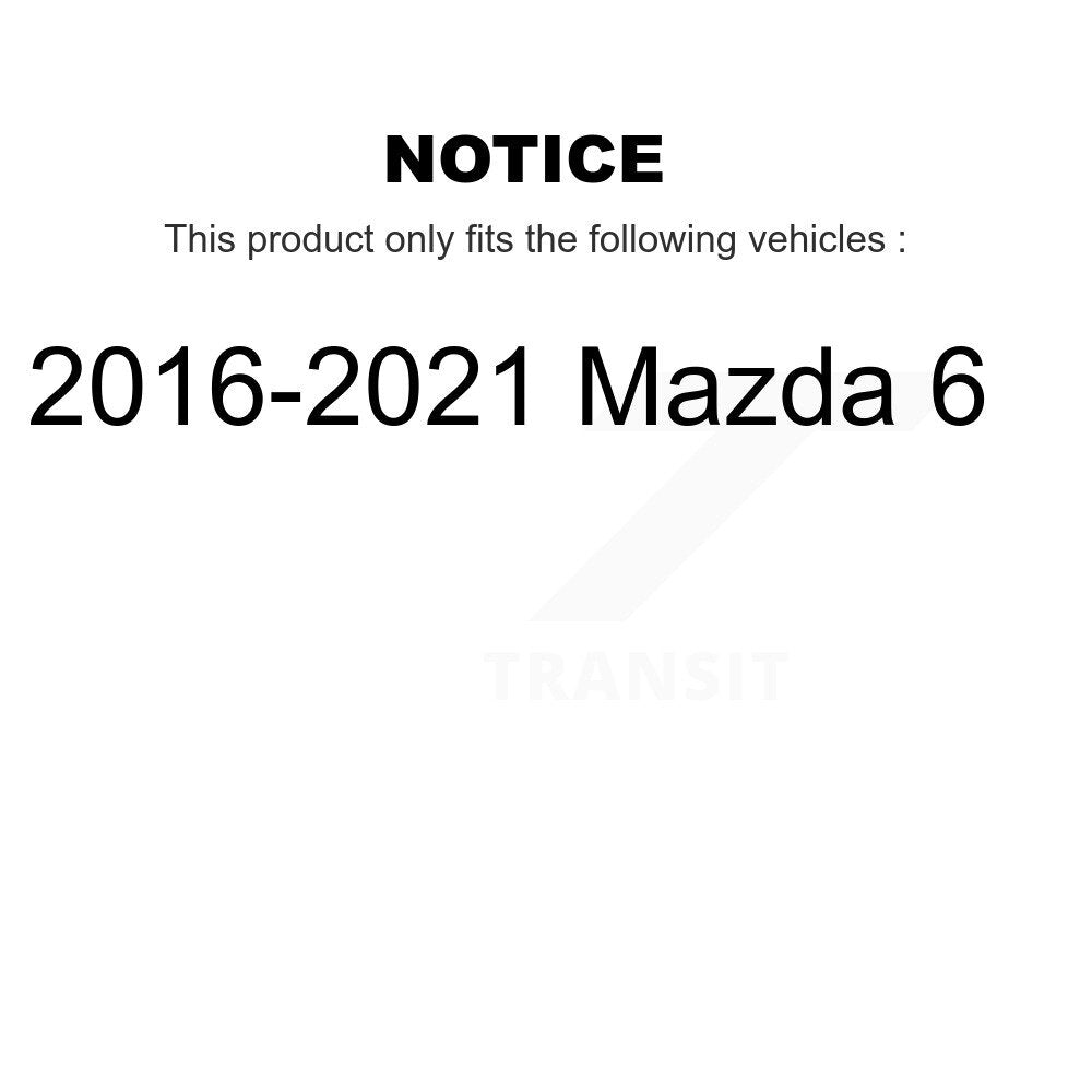 Kit d'étrier de frein arrière côté gauche droit (passager conducteur) pour Mazda 6 2016-2021