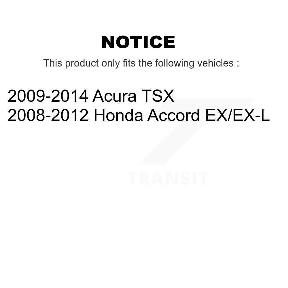 Étrier de frein à disque avant et arrière, Kit côté gauche droit pour Honda Accord Acura TSX