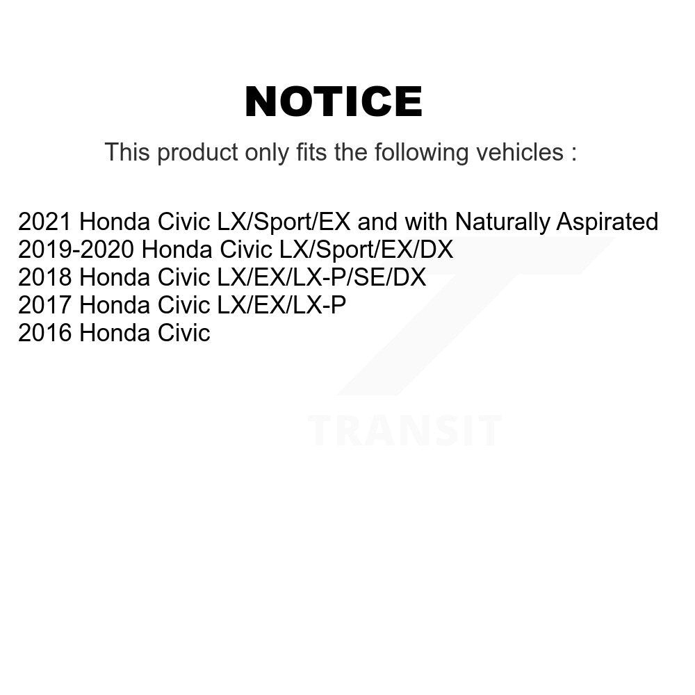 Kit d'étrier de frein avant et arrière côté gauche droit (passager conducteur) pour Honda Civic