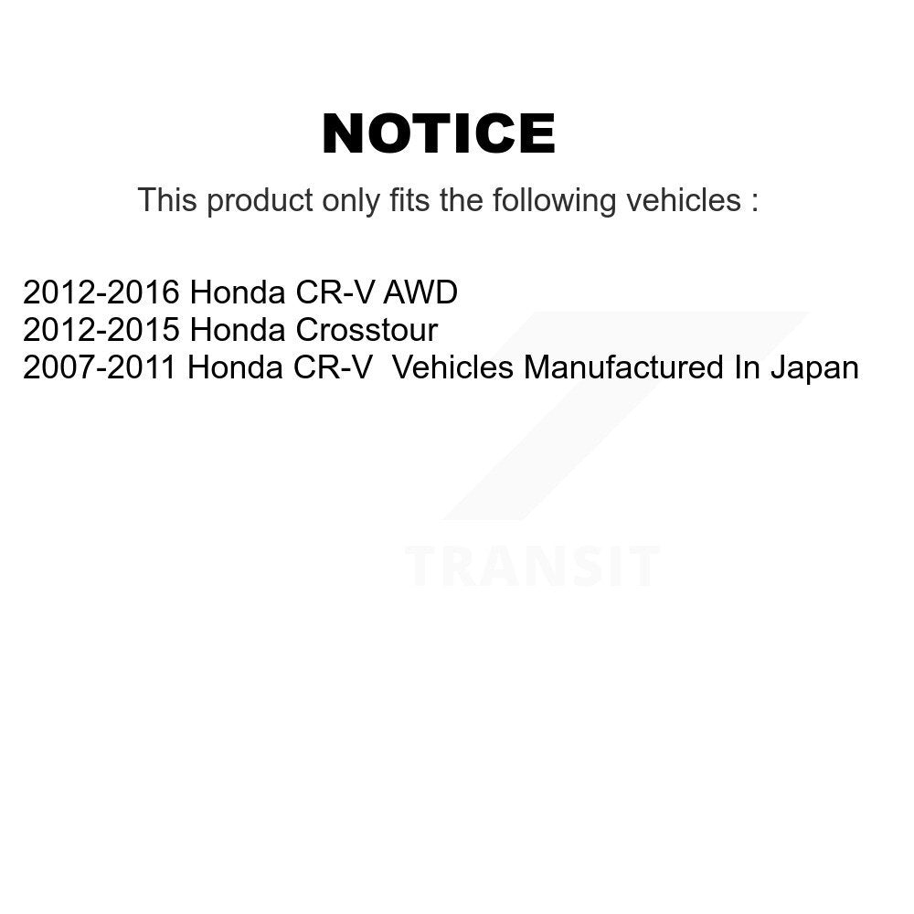 Étrier de frein à disque avant et arrière, Kit côté gauche droit pour Honda CR-V Crosstour