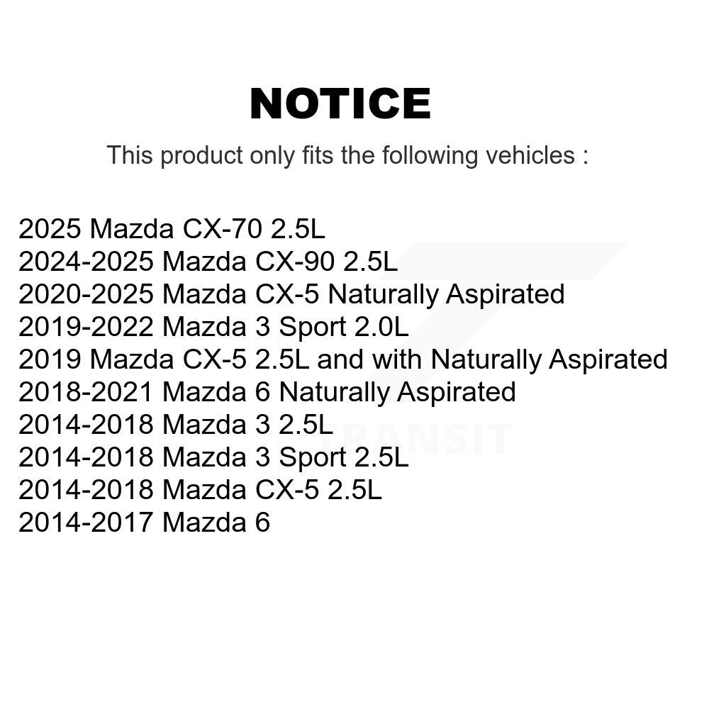 Courroie serpentine de pompe à eau, pour Mazda CX-5 3 CX-30 Sport 6 KBR-3PK814EE