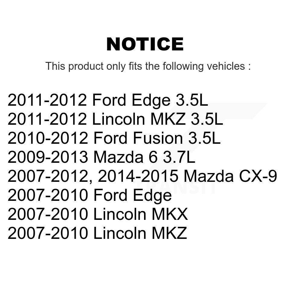 Courroie serpentine de direction assistée, pour Ford Edge Fusion Mazda 6 Lincoln CX-9 MKX MK