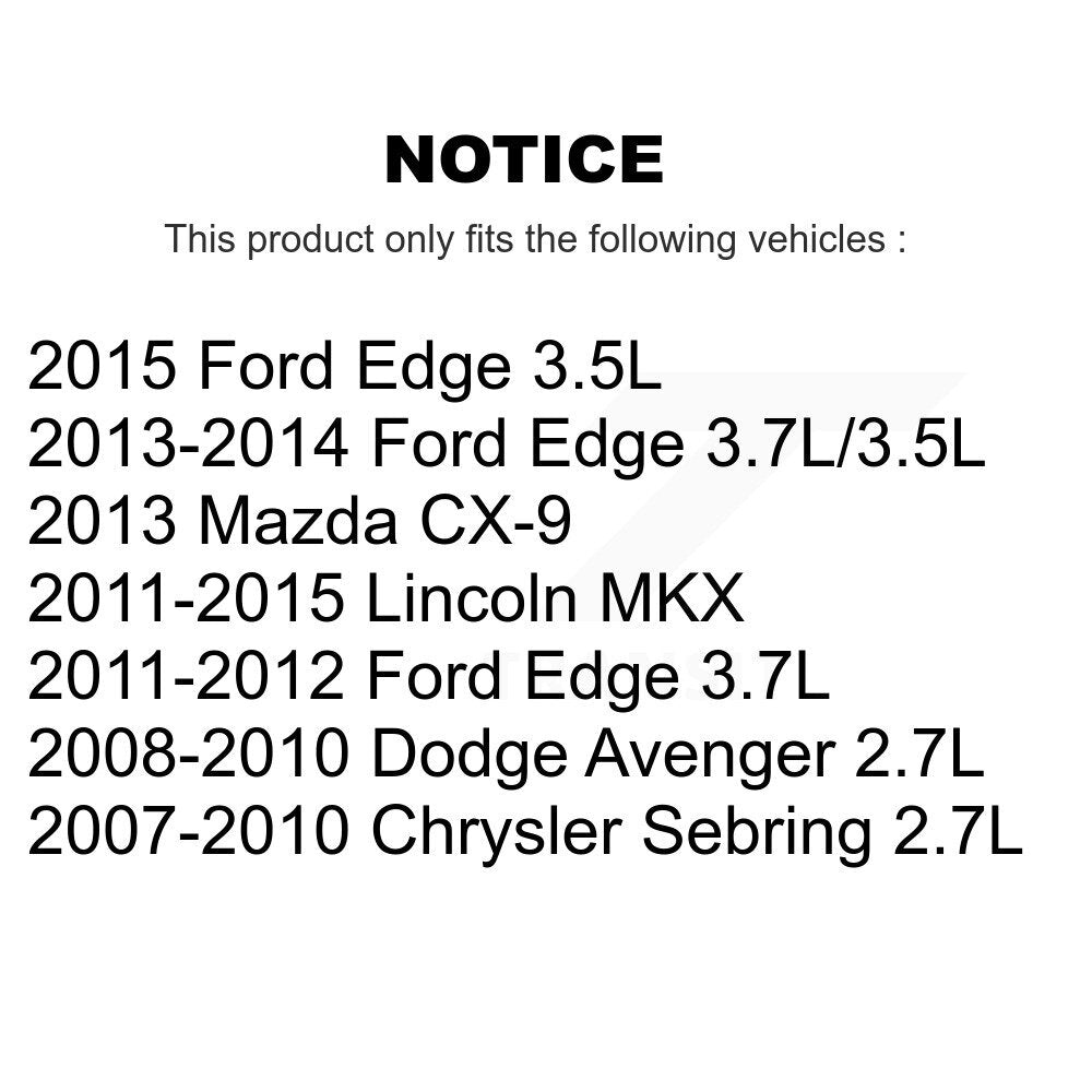Courroie serpentine de direction assistée, pour Ford Edge Chrysler Sebring Lincoln MKX Dodge