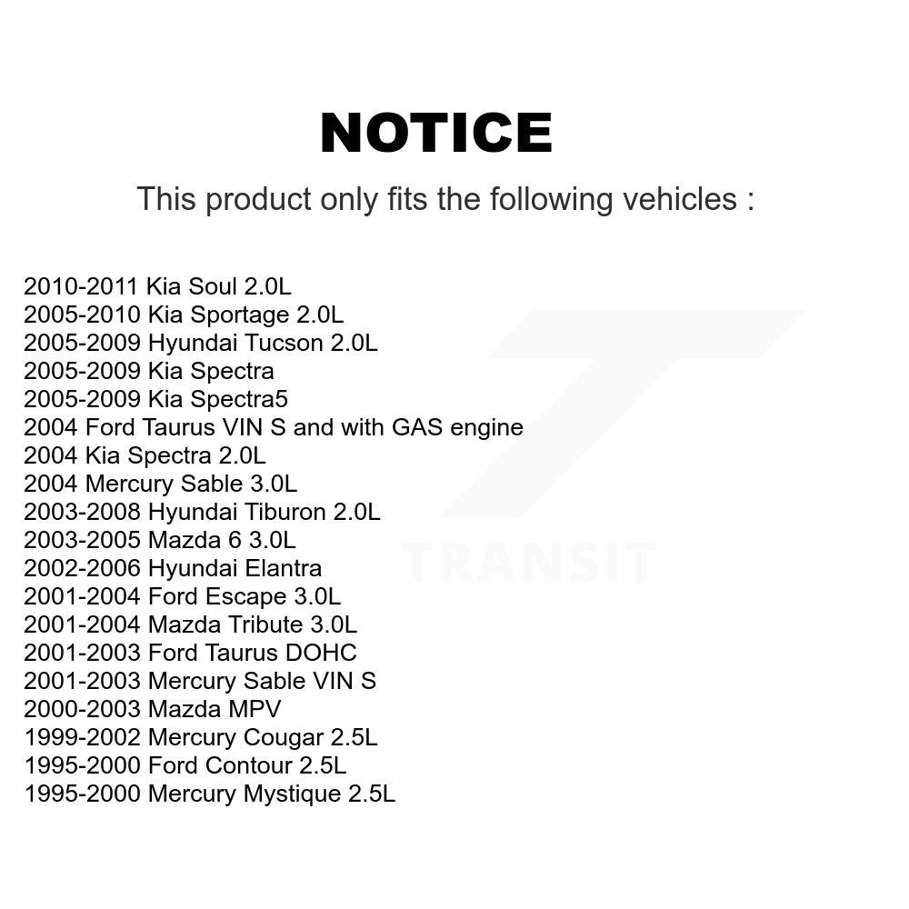 Ceinture serpentine pour Kia Hyundai Tucson Soul Ford Sportage Mazda Escape Elantra