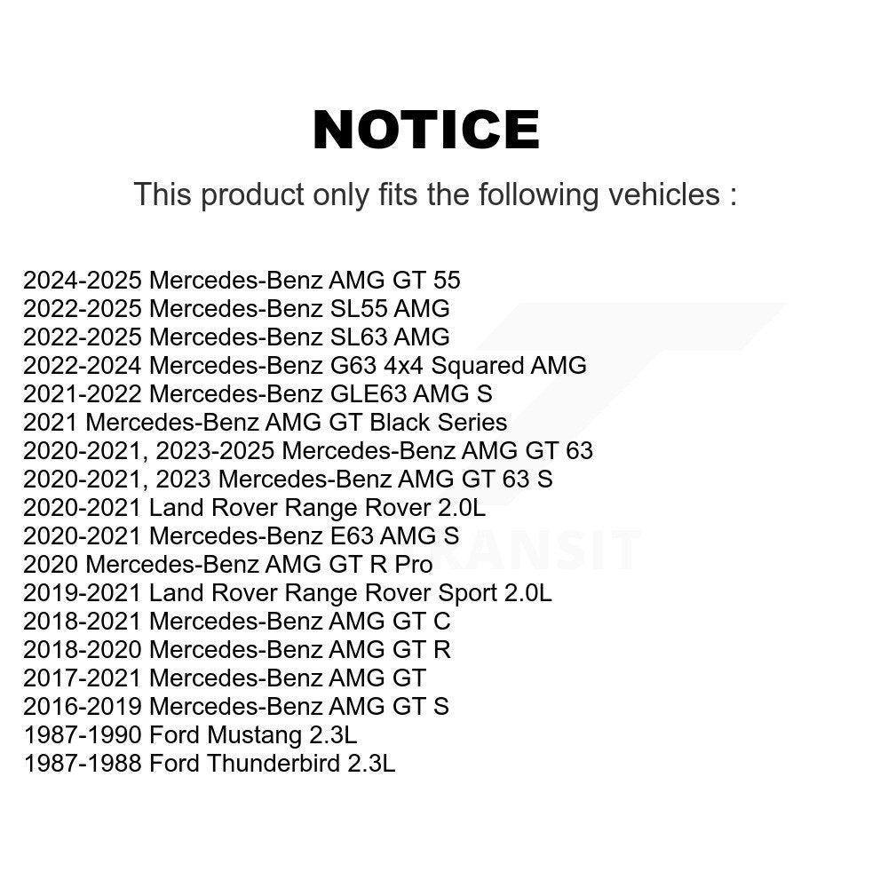 Courroie serpentine pour Land Rover Ford Mustang Range Sport Mercedes-Benz GLE63 AMG