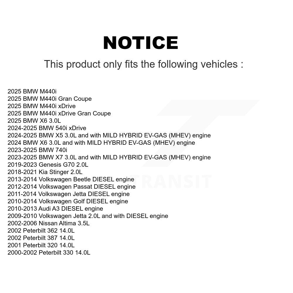 Courroie serpentine pour Volkswagen Jetta Golf Passat Nissan Altima Kia Stinger G70