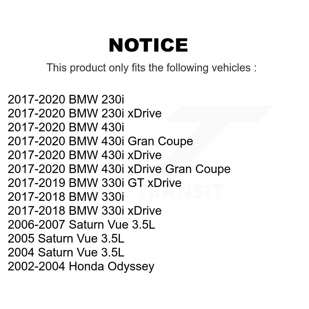 Courroie serpentine pour BMW 330i xDrive Honda Odyssey Saturn Vue 230i 430i Gran GT