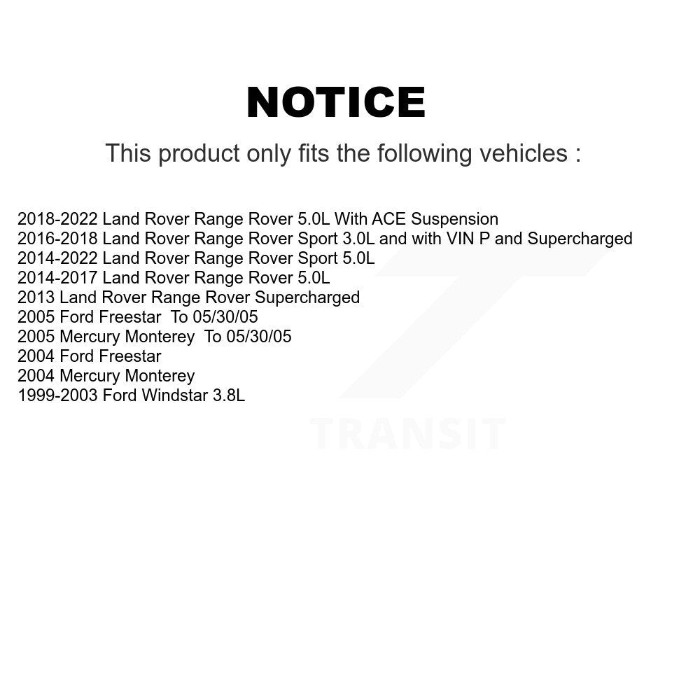 Courroie serpentine d'entraînement principal pour Land Rover Range Sport Ford Windstar Freestar