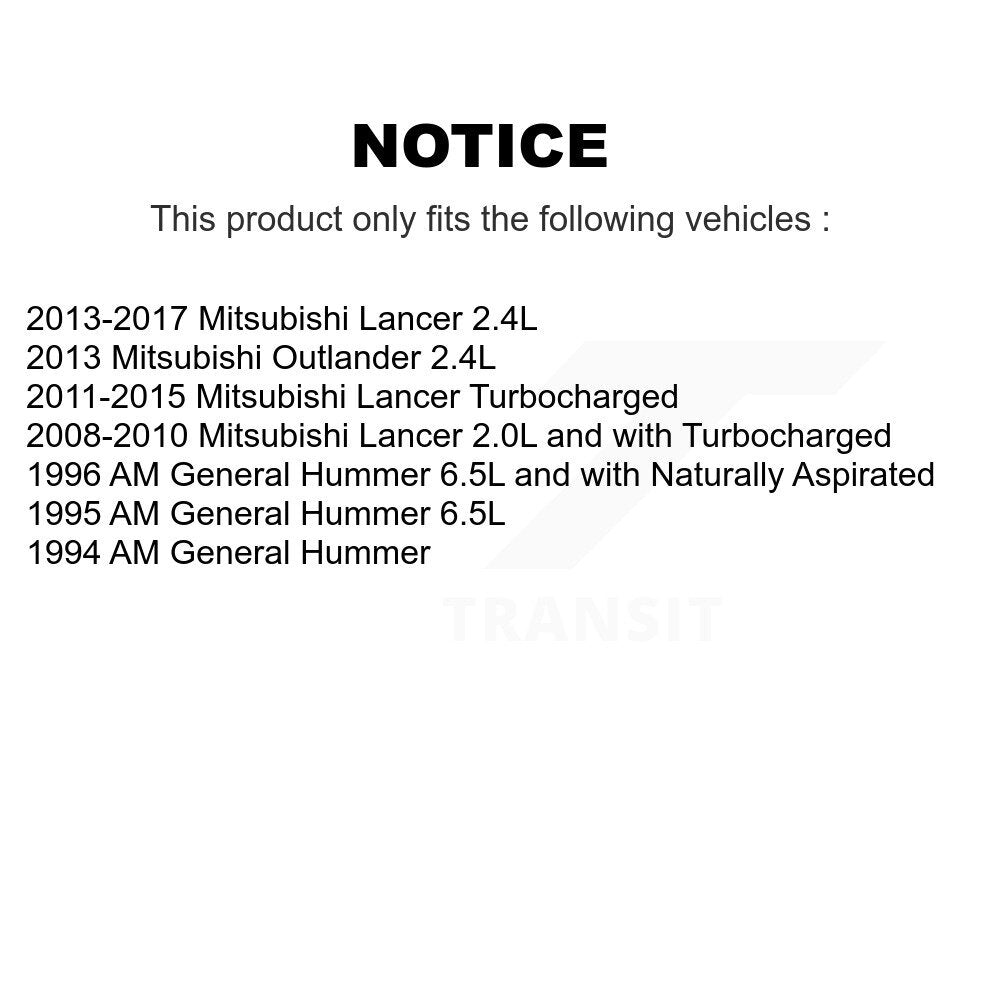 Ceinture serpentine pour Mitsubishi Lancer Outlander AM General Hummer KBR-5061033