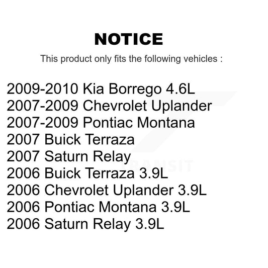 Courroie serpentine d'entraînement principal, pour Pontiac Montana Chevrolet Uplander Kia Borrego