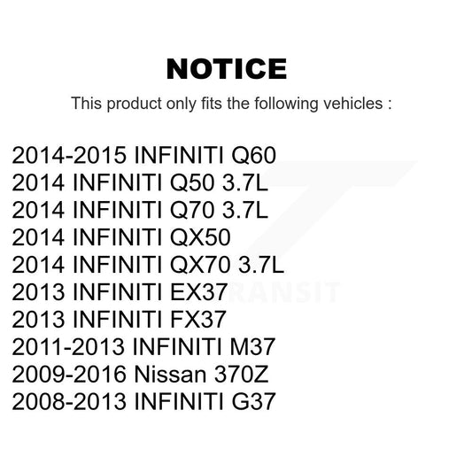 Courroie serpentine d'entraînement principal, pour INFINITI G37 Nissan 370Z Q50 QX50 EX37 M37 Q60