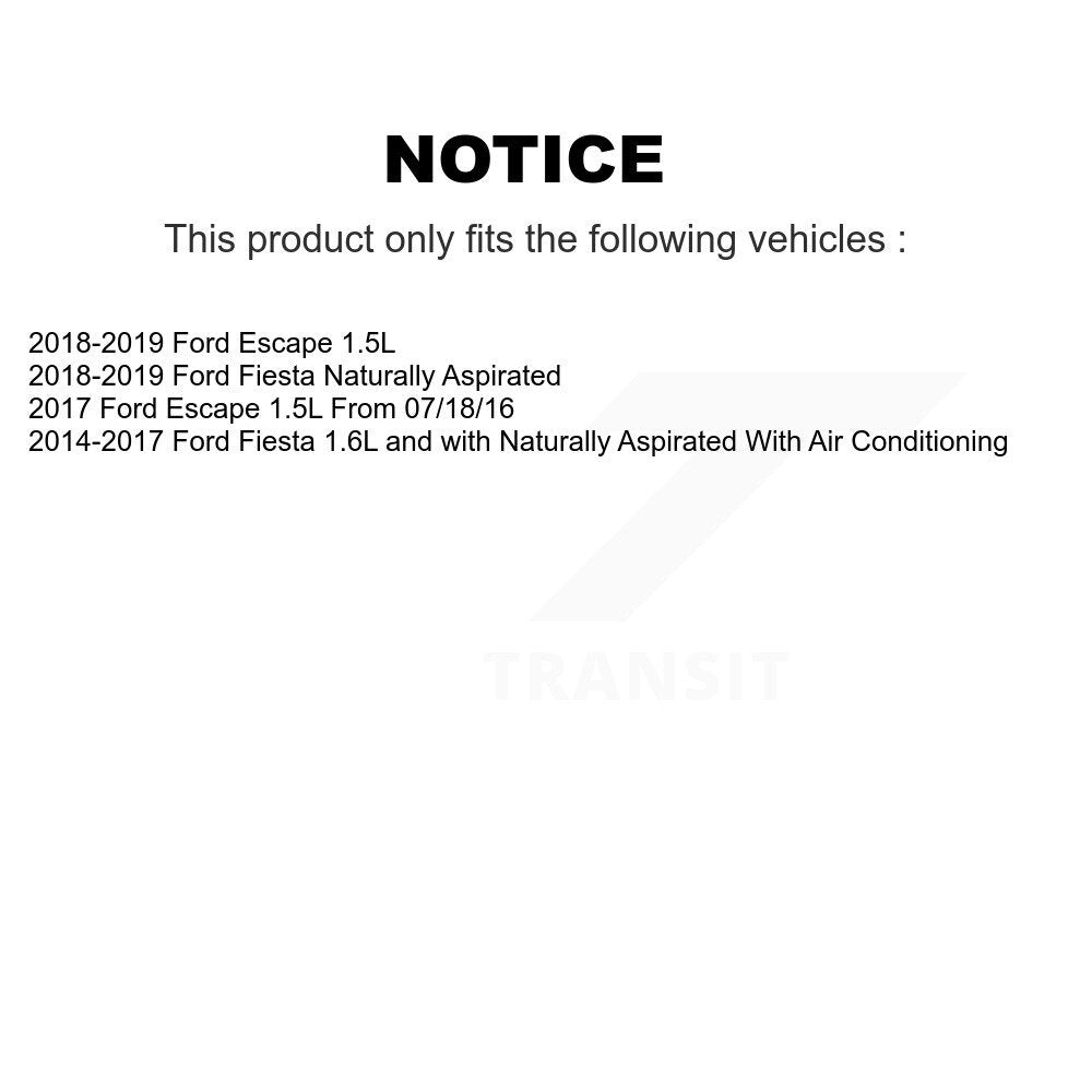 Courroie serpentine d'entraînement principal pour Ford Escape Fiesta KBR-6PK1027EE