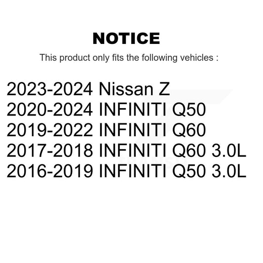 Courroie serpentine d'entraînement principal pour INFINITI Q50 Q60 Nissan Z KBR-A060767
