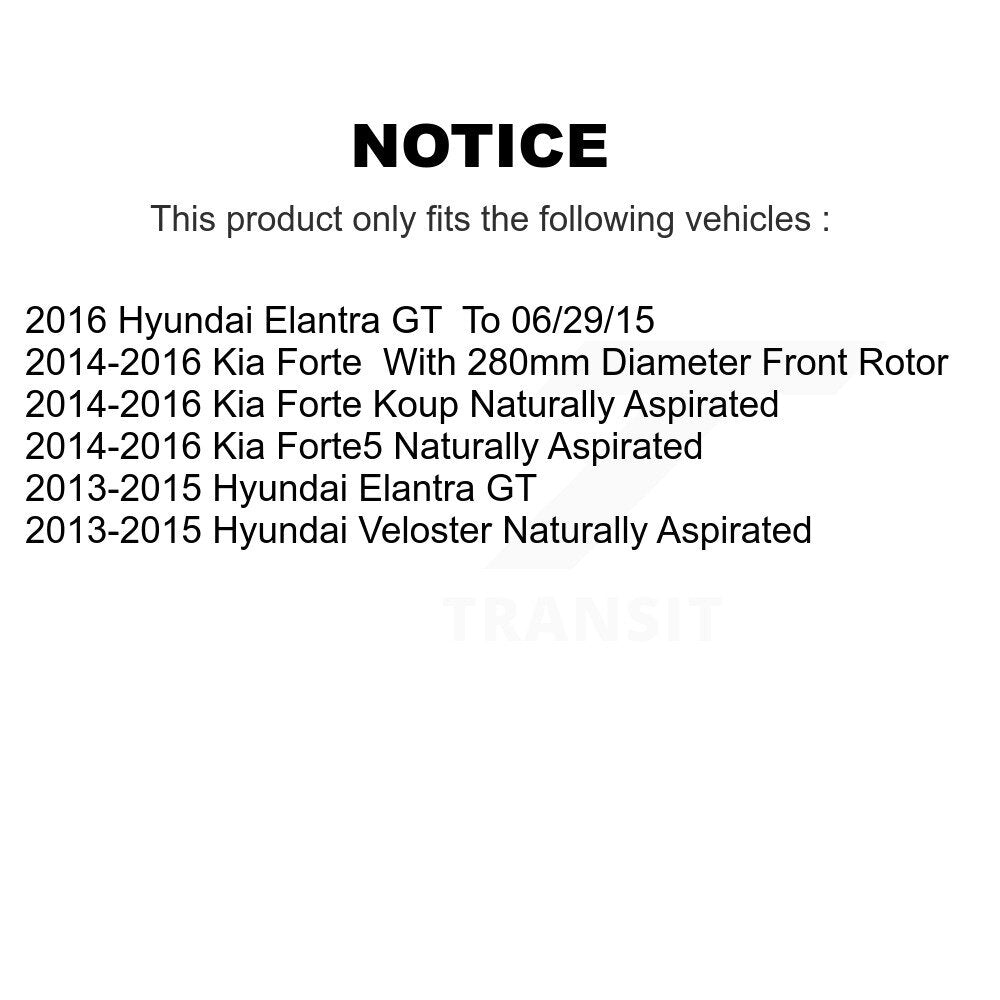 Kit de plaquettes semi-métalliques pour étrier de frein avant, Rotor à fente percé, pour Hyundai Elantr