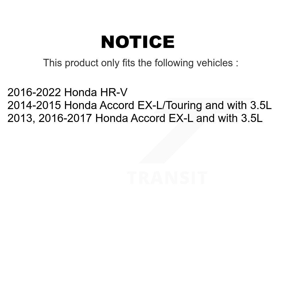 Kit de plaquettes en céramique pour Honda HR-V Accor, étrier de frein avant, Rotors à fentes