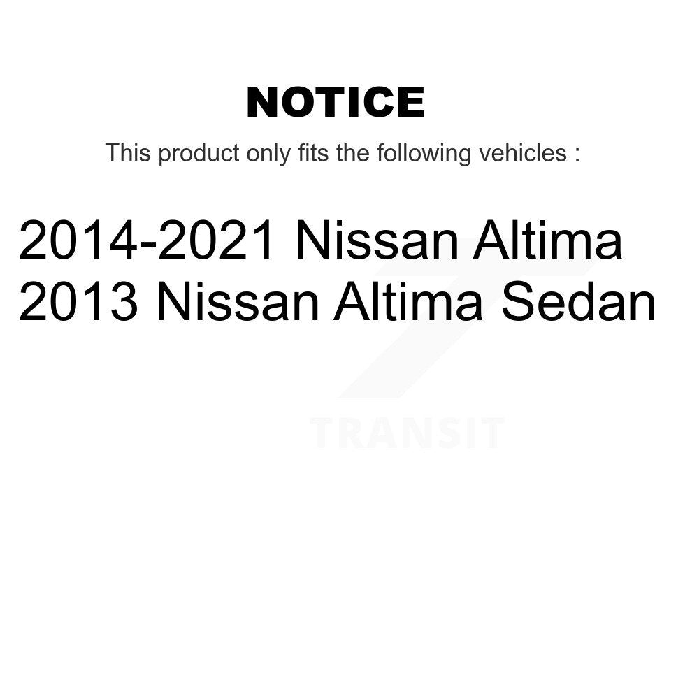 Kit de plaquettes en céramique à Rotor fendu pour perceuse à étrier enduit de frein avant, pour Nissan Altim
