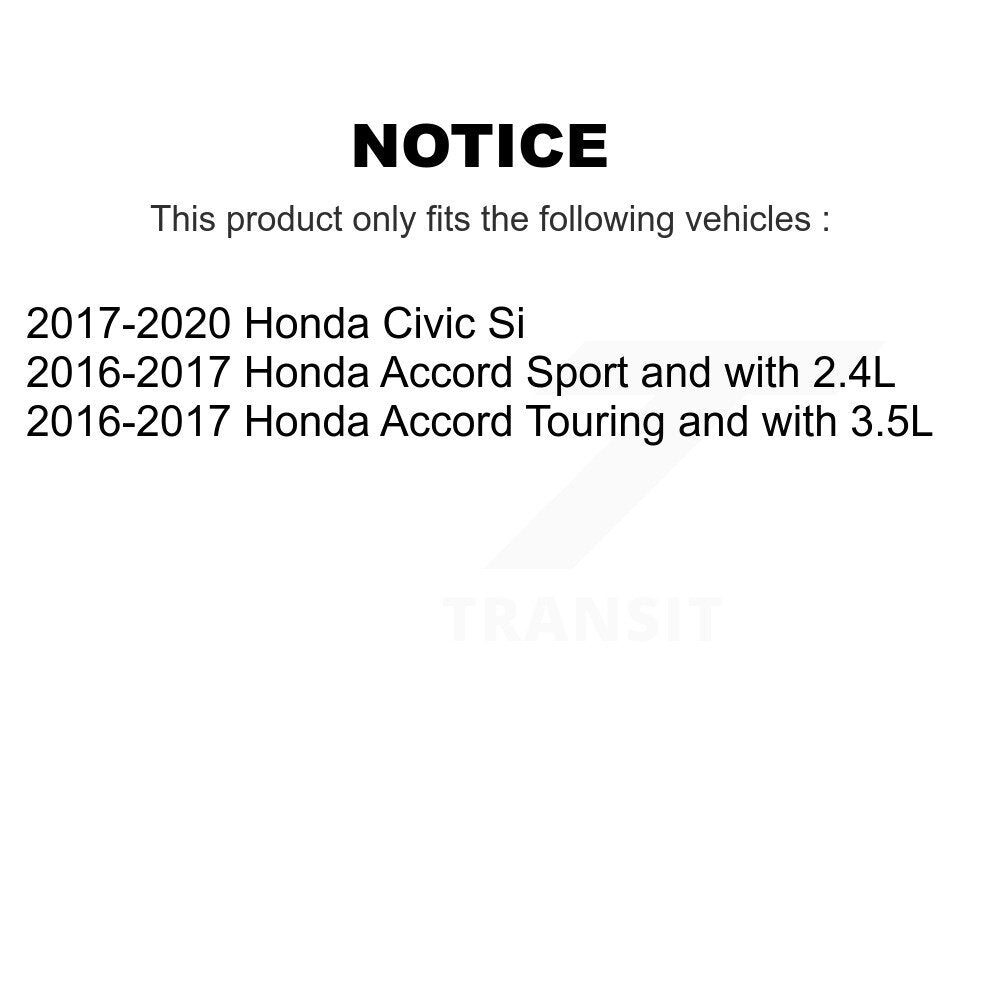 Kit de plaquettes en céramique pour perceuse à étrier enduit de frein avant, Rotors fendus, pour Honda Accor