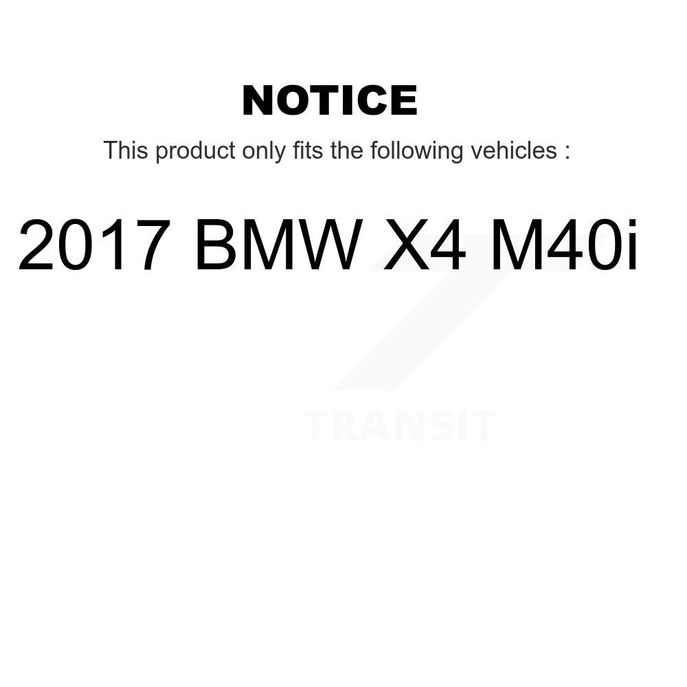 Kit de plaquettes de frein à disque en céramique et de capteurs d'usure avant et arrière, pour BMW X4 M40i 2017