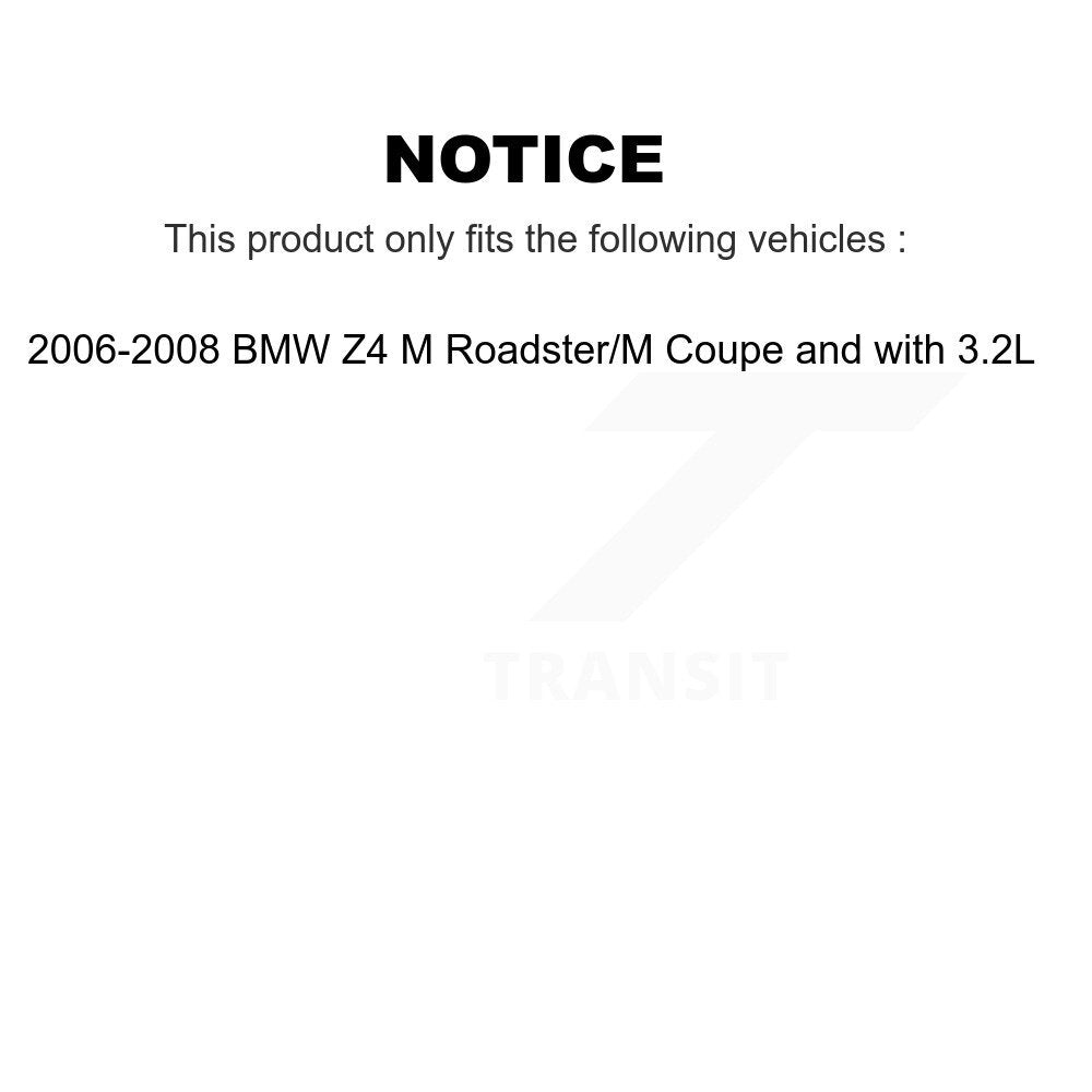 Kit de plaquettes de frein à disque en céramique et capteurs d'usure avant et arrière (5 pièces) pour BMW Z4