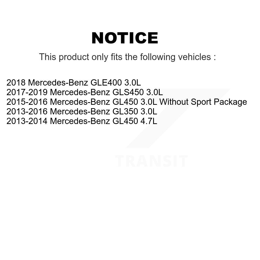 Kit de plaquettes de frein avant en céramique et capteur d'usure, pour Mercedes-Benz GLE400 GL350 GLS45