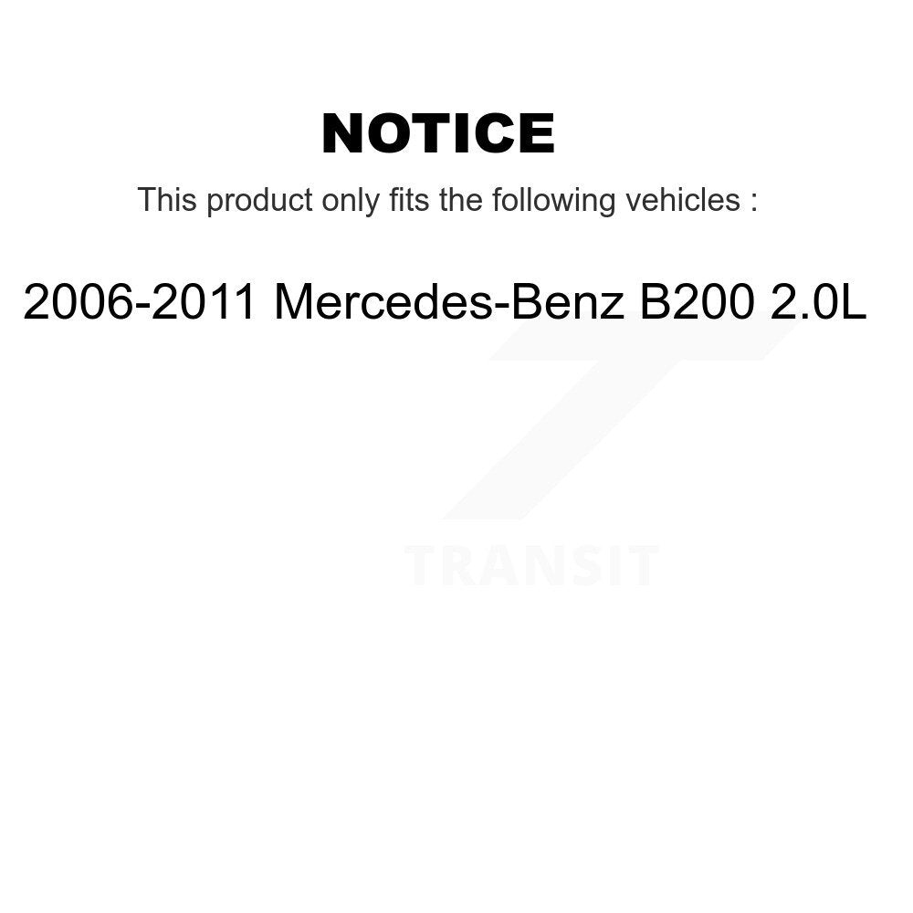 Kit de capteur d'usure supplémentaire de plaquettes de frein avant en céramique, pour Mercedes-Benz B200 2.0 06-11