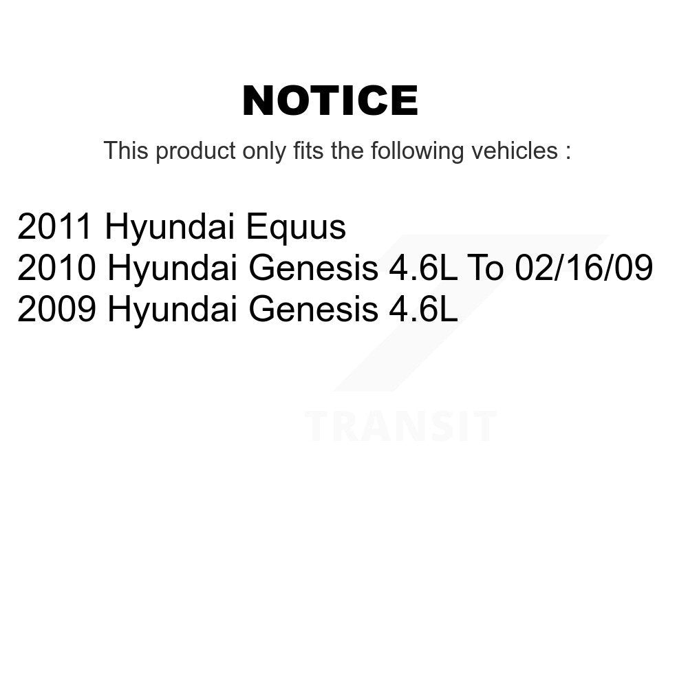 Kit de plaquettes de frein en céramique avant et arrière, pour Hyundai Genesis Equus KCX-100040