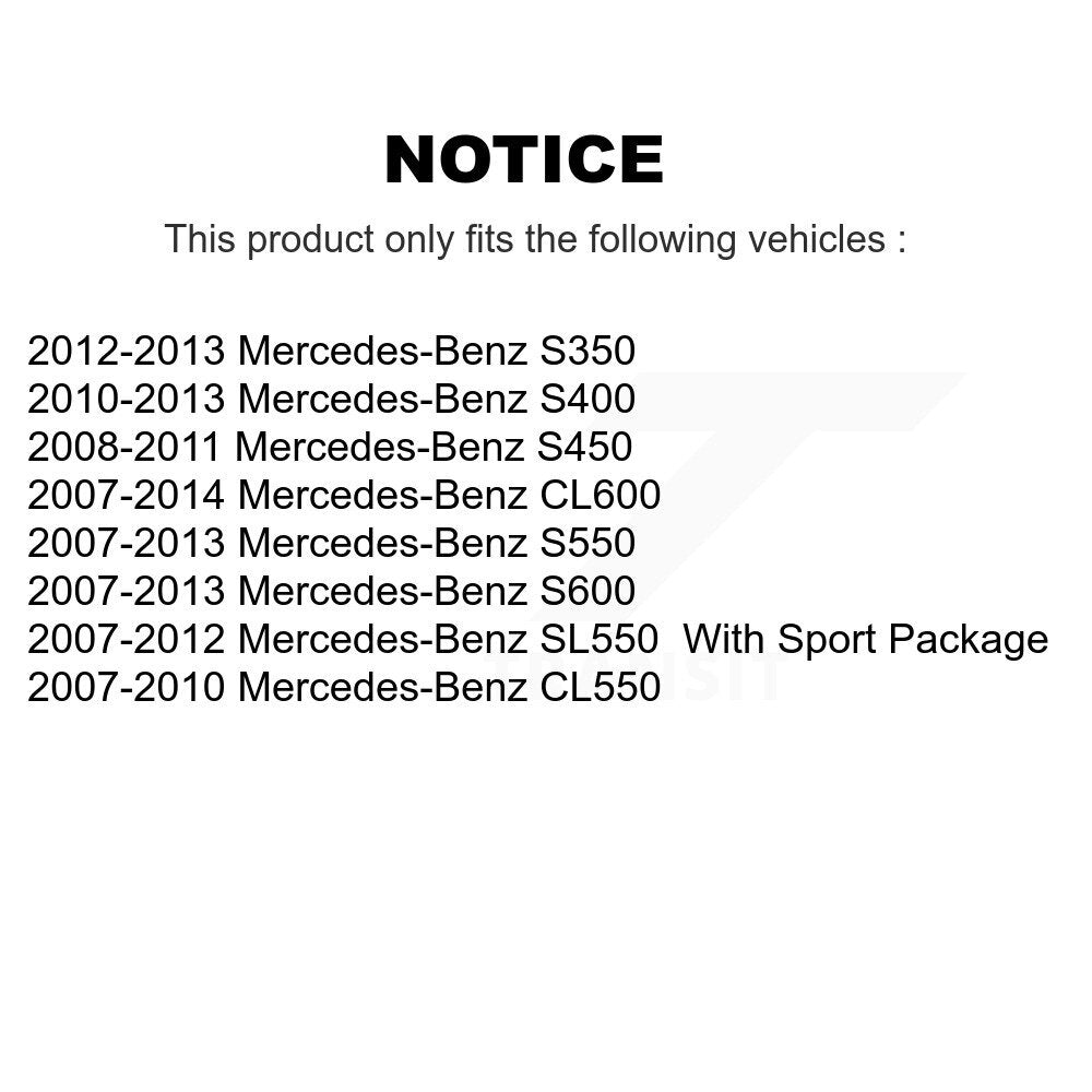 Kit de plaquettes de frein en céramique avant et arrière, pour mercedes-benz S550 SL550 S450 S350 CL550
