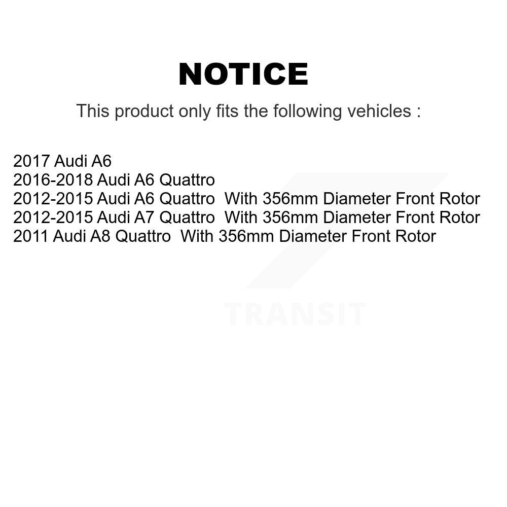 Kit de plaquettes de frein en céramique avant et arrière, pour Audi A6 Quattro A7 A8 KCX-100052