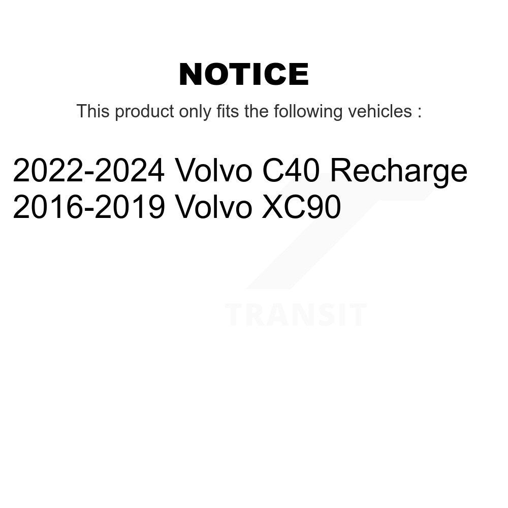 Kit de plaquettes de frein en céramique avant et arrière, pour recharge Volvo XC90 C40 KCX-100054