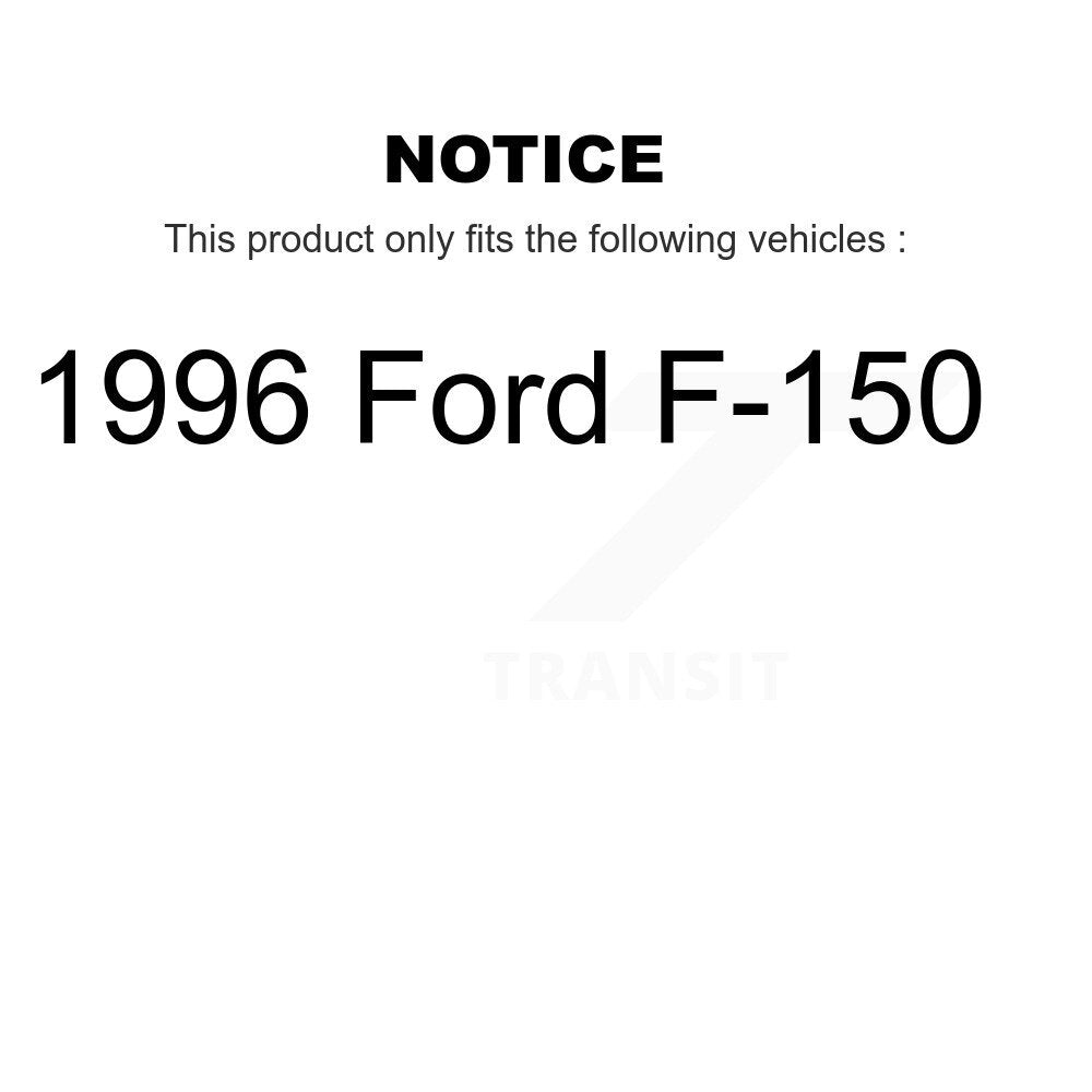 Kit de plaquettes de frein en céramique avant et arrière pour Ford F-150 1996 KCX-100171