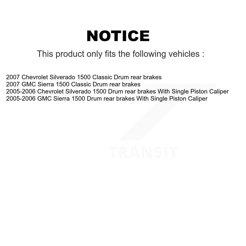 Kit de plaquettes de frein en céramique avant et arrière, pour Chevrolet GMC Silverado 1500 Sierra Classi