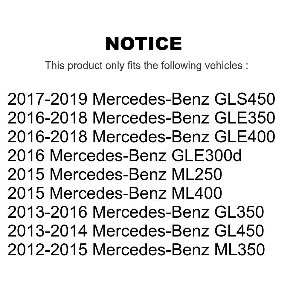 Kit de plaquettes de frein en céramique avant et arrière, pour mercedes-benz ML350 GLE400 GLE350 GL350