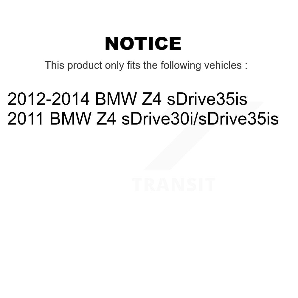 Kit de plaquettes de frein en céramique avant et arrière, pour BMW Z4 KCX-100317